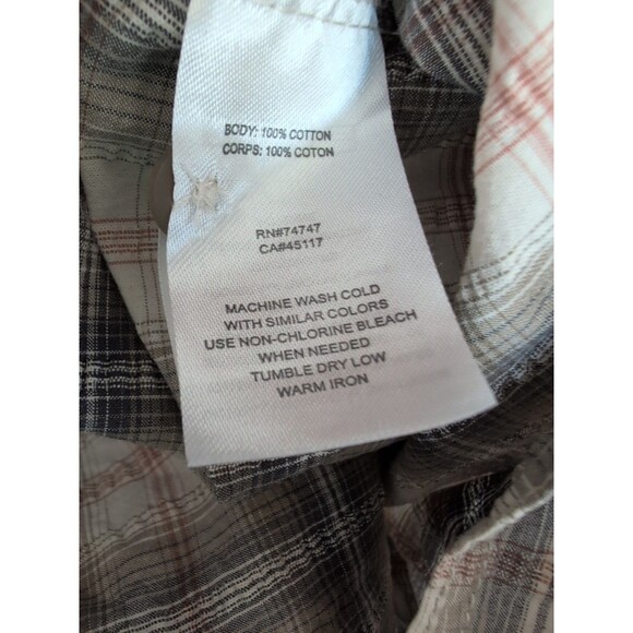 Red Head Brand Co. Plaid Flannel Shirt Long Sleeve Button Up Size L Men's - Picture 4 of 6